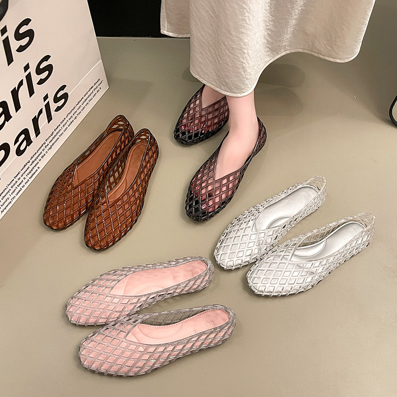 Jelly Sandal Women - Sandali piatti estivi da donna in