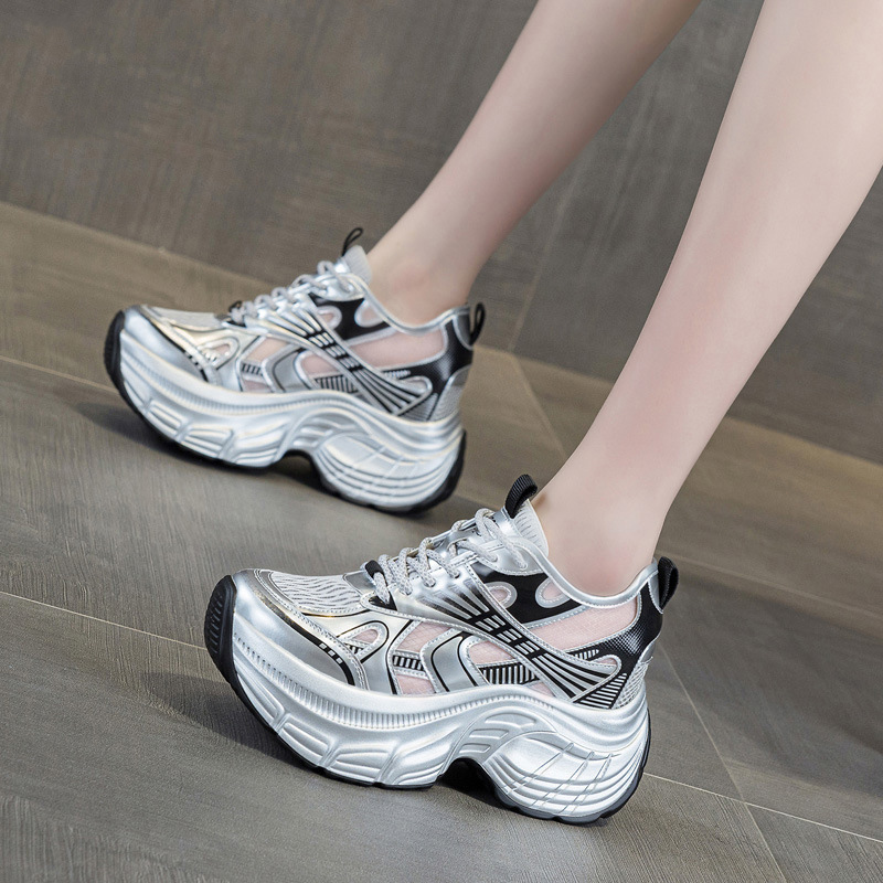 Platform Sneakers Chunky - Sneakers con Piattaforma Nascosta per Aumentare
