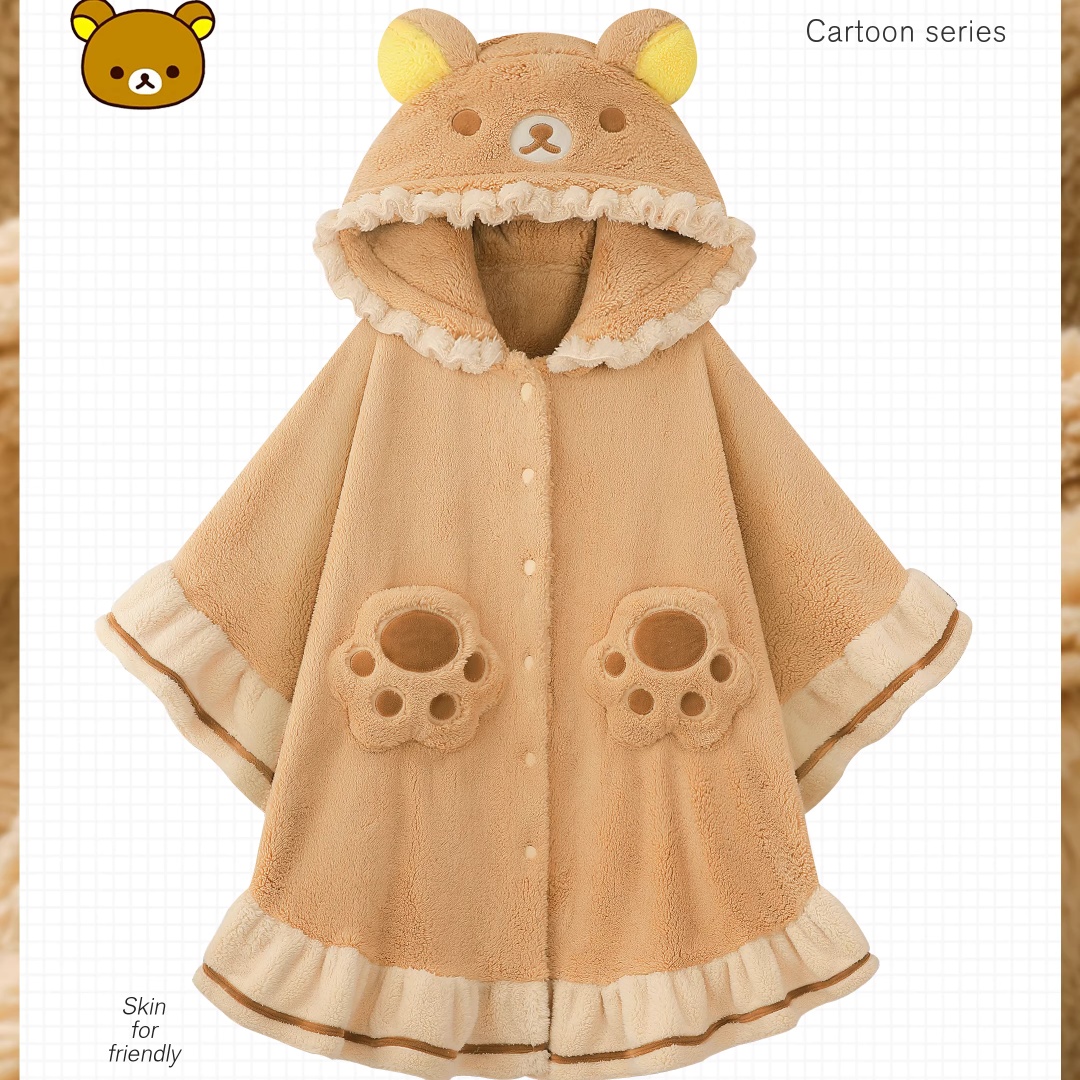 Poncho con Cappuccio Rilakkuma - Women Shoes Xxl recensione e prezzo