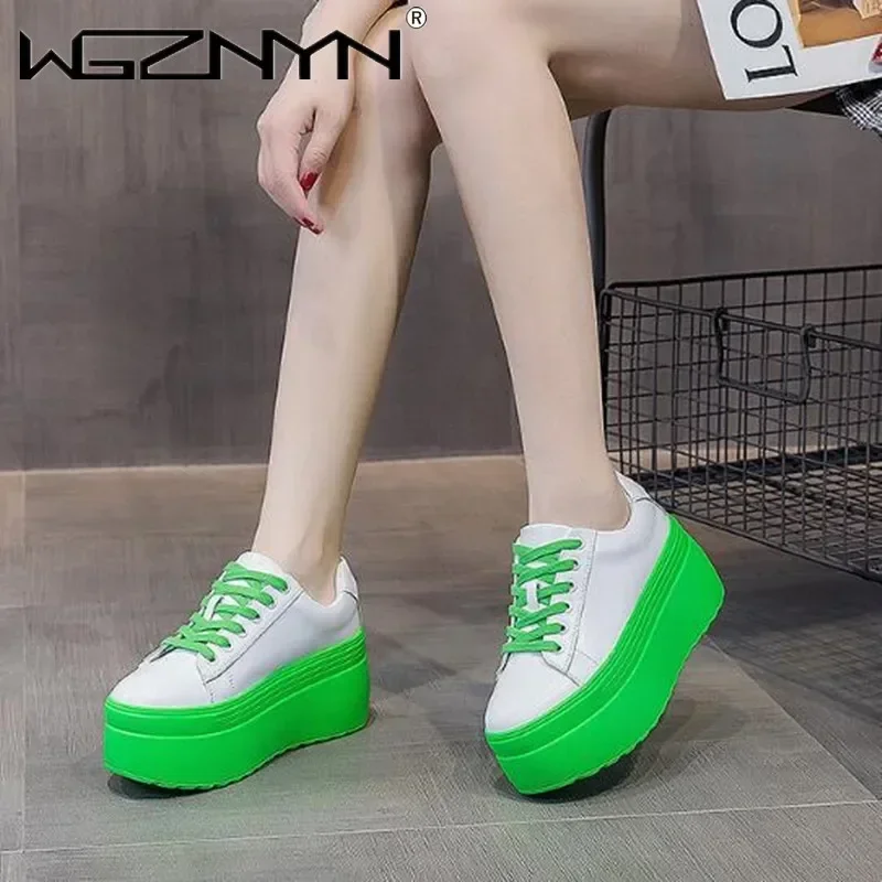 Scarpe Casual da Donna in Vera - Platform Sneakers Chunky recensione e prezzo