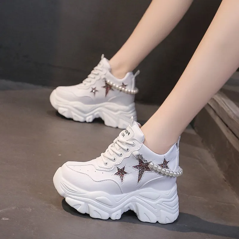 Scarpe alte con plateau di alt - Platform Sneakers Chunky recensione e prezzo