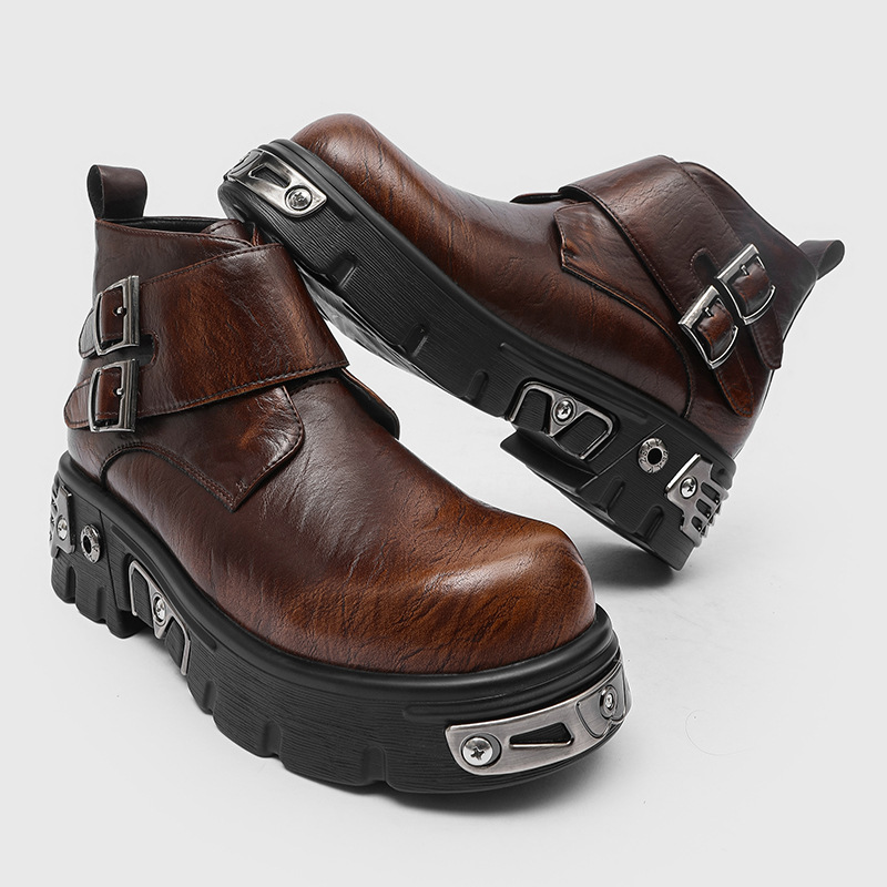 stivali con plateau punk goth  - Suede Ankle Boot recensione e prezzo