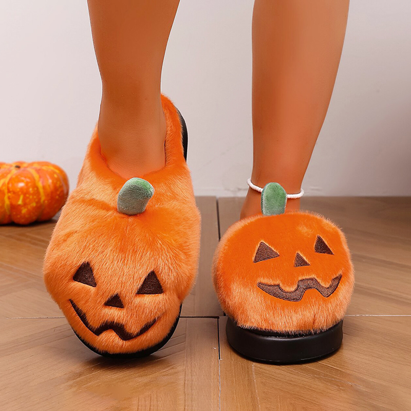 Pantofole 3D a Forma di Zucca  - Fluffy Fur Slipper recensione e prezzo